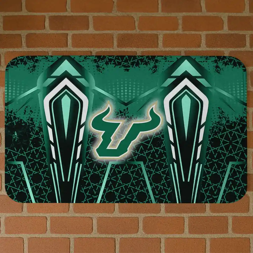 south-florida-bulls-graphic-stripes-green-doormat-best-selling.webp south florida bulls graphic stripes green doormat best selling