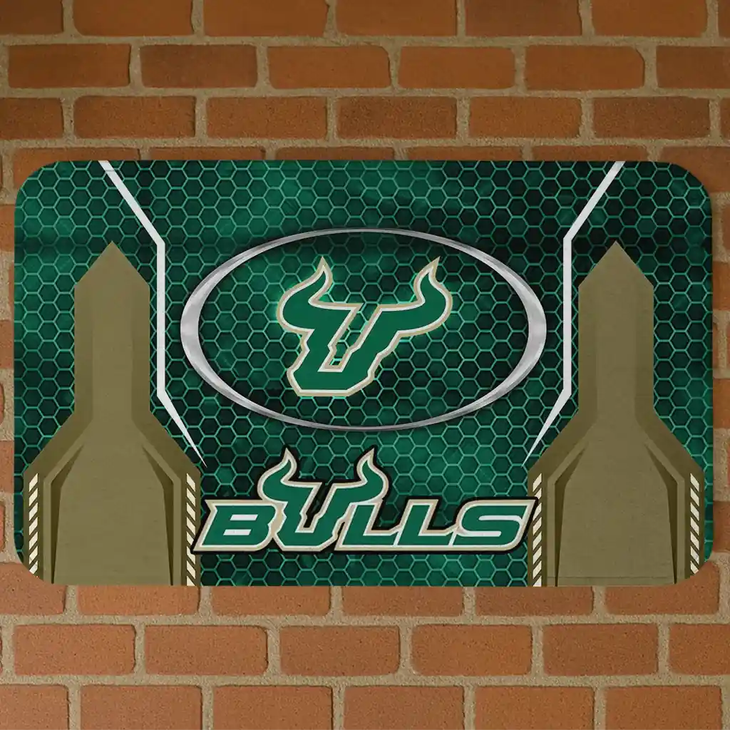 south-florida-bulls-hexagon-oval-green-doormat-best-selling.webp south florida bulls hexagon oval green doormat best selling