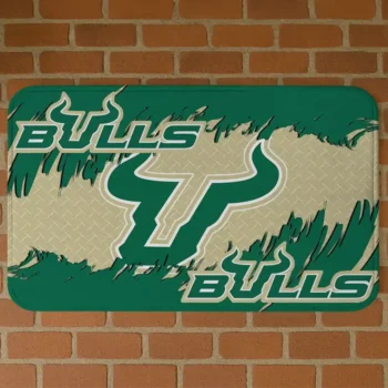South Florida Bulls Plate Rip Green Doormat