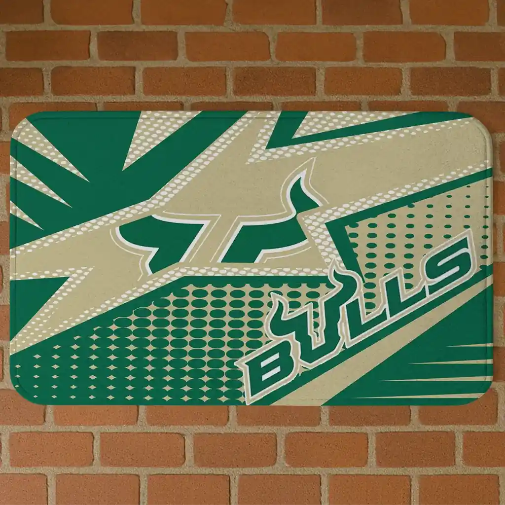 south-florida-bulls-sharp-flash-green-doormat-best-selling.webp south florida bulls sharp flash green doormat best selling