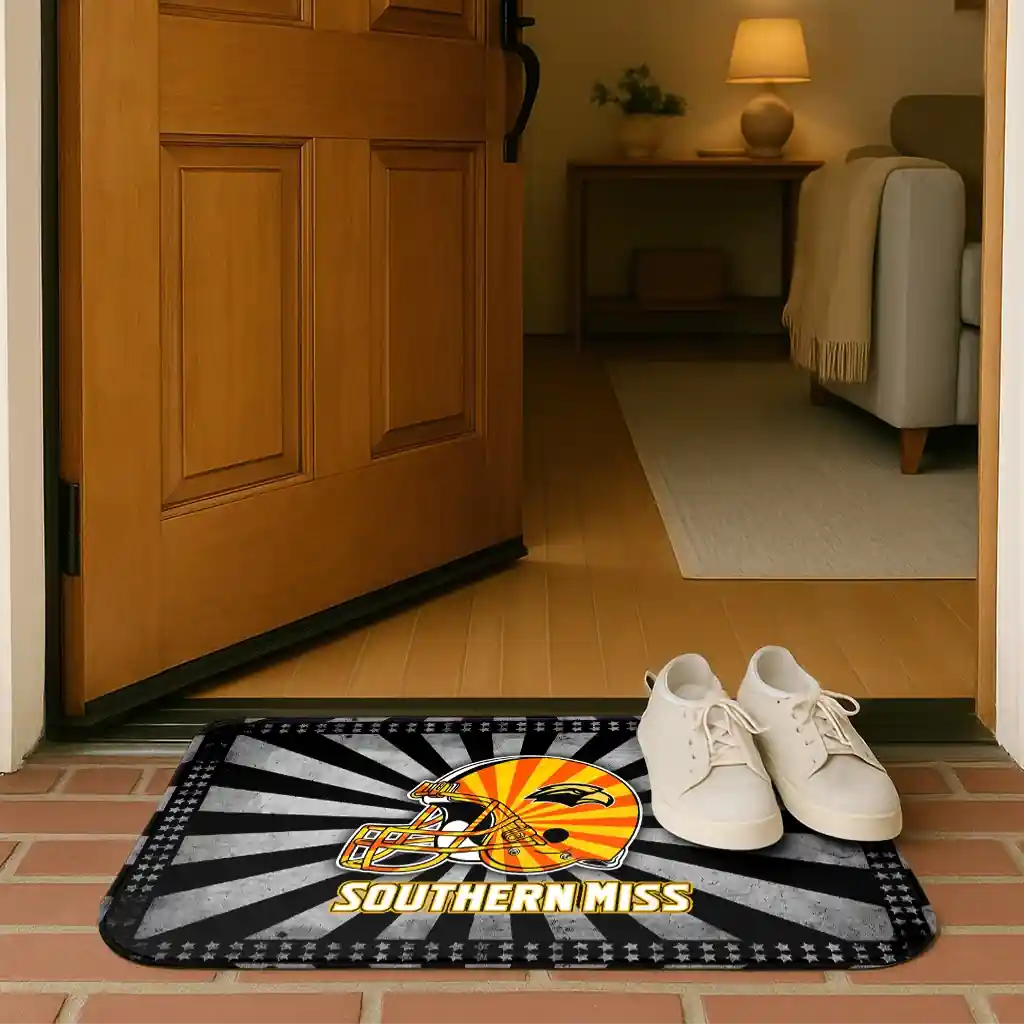 southern-miss-golden-eagles-helmet-centerpiece-black-doormat-fashion-forward.webp