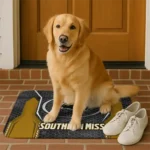 southern-miss-golden-eagles-hexagon-oval-black-doormat-best-selling.webp