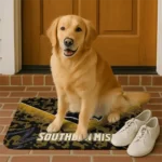 southern-miss-golden-eagles-layered-lines-black-doormat-best-selling.webp