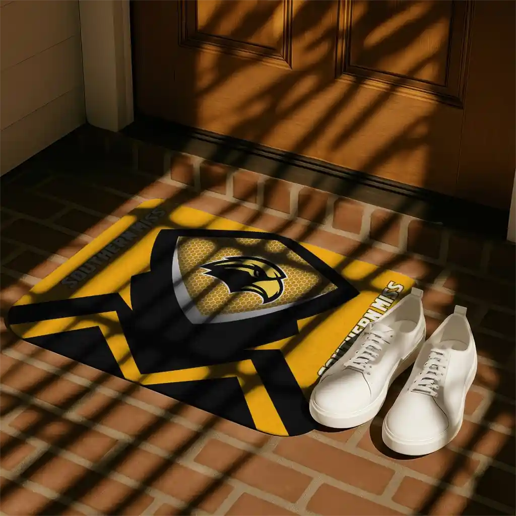 southern-miss-golden-eagles-ninja-mesh-black-doormat-trendy.webp