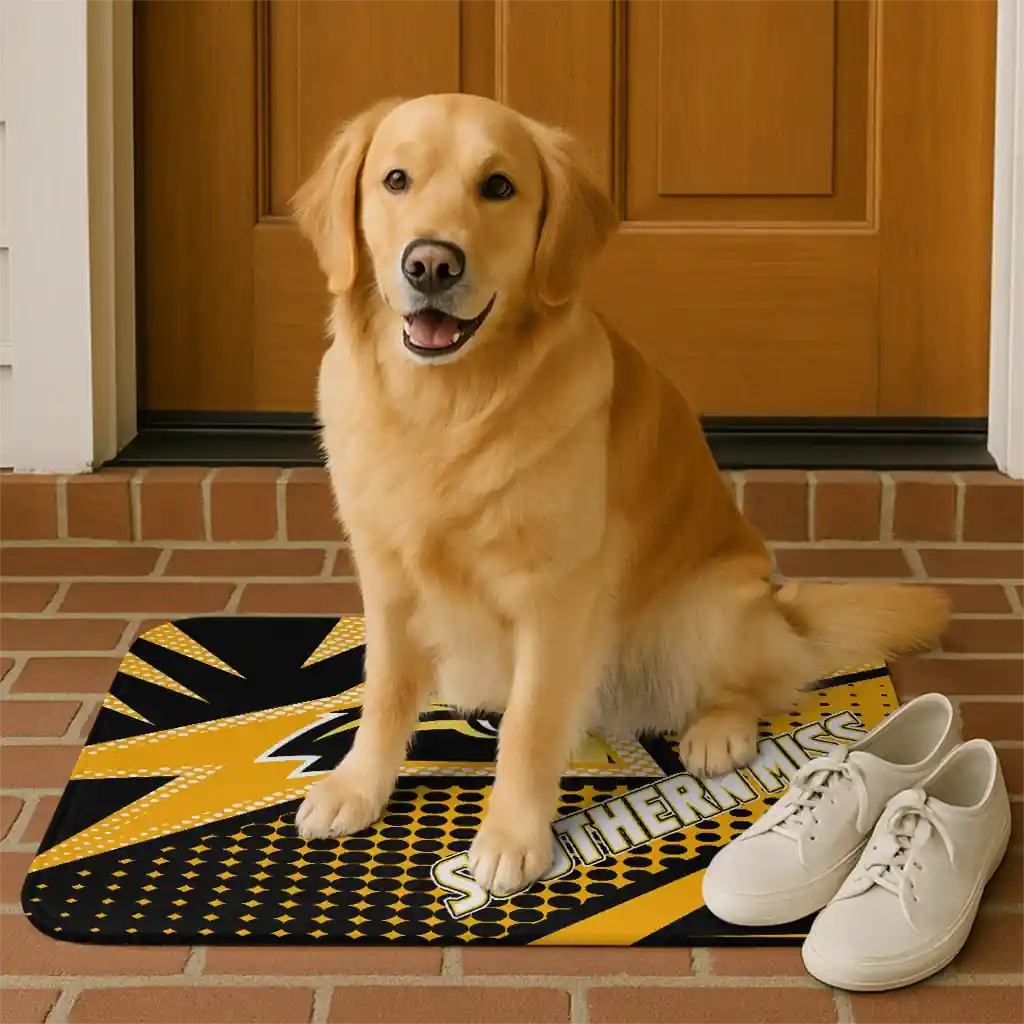 southern-miss-golden-eagles-sharp-flash-black-doormat-high-quality.webp