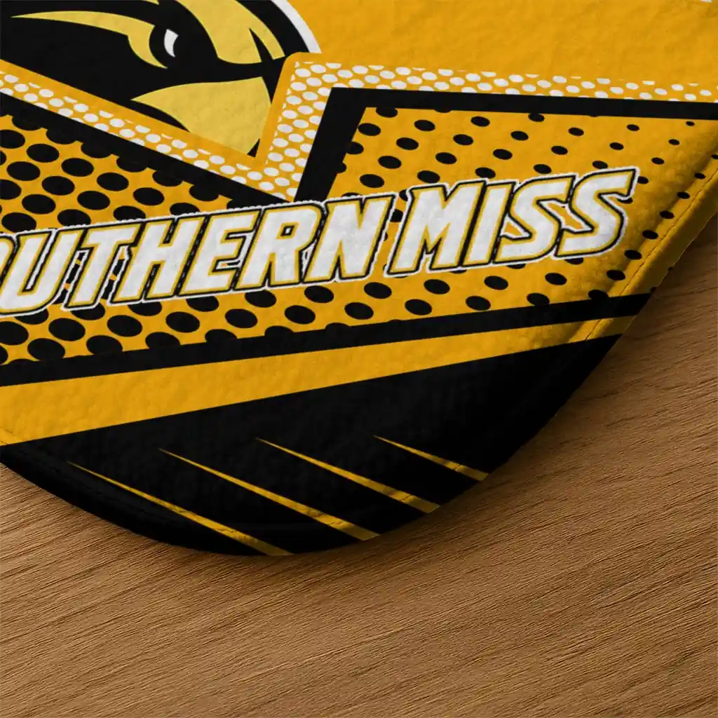 southern-miss-golden-eagles-sharp-flash-black-doormat-latest-model.webp