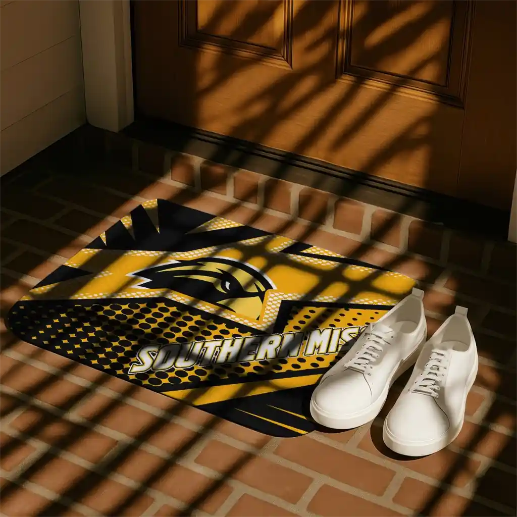 southern-miss-golden-eagles-sharp-flash-black-doormat-trendy.webp