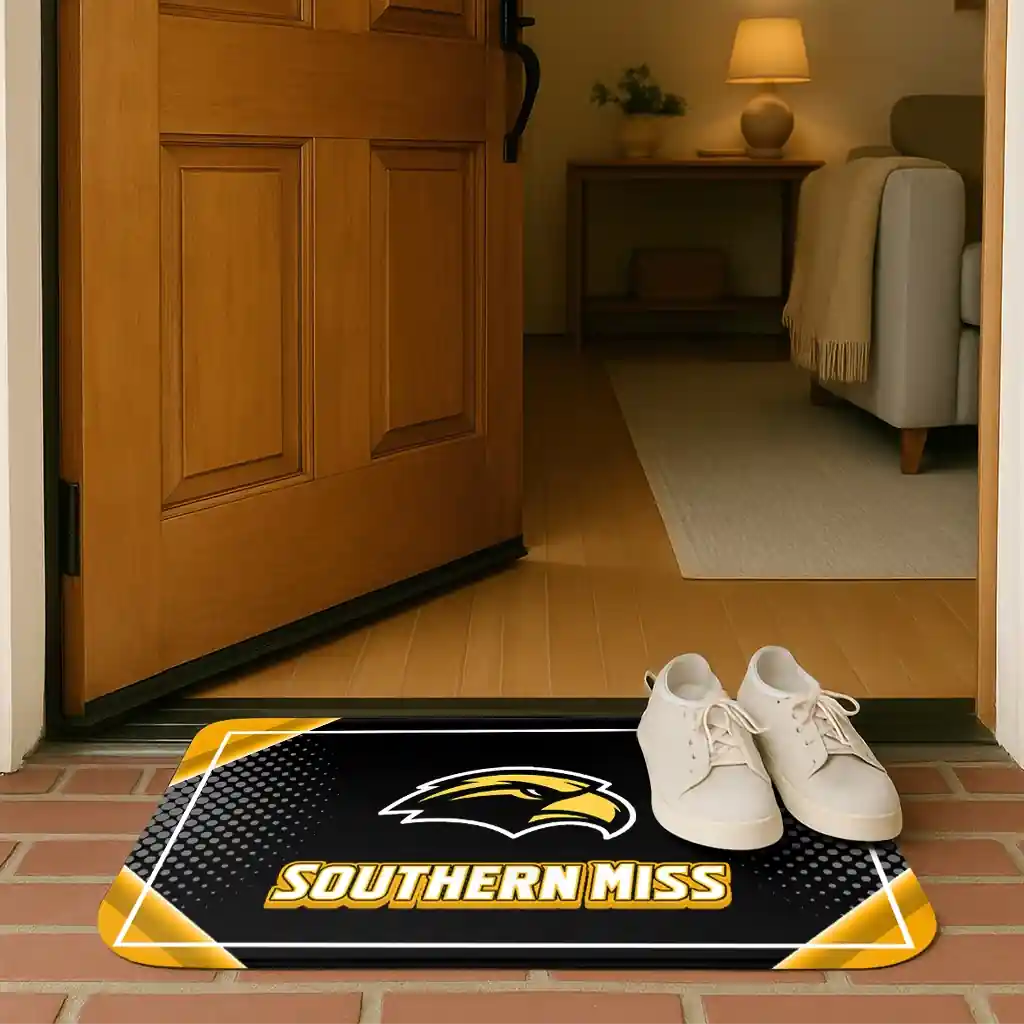 southern-miss-golden-eagles-silver-halftone-black-doormat-fashion-forward.webp