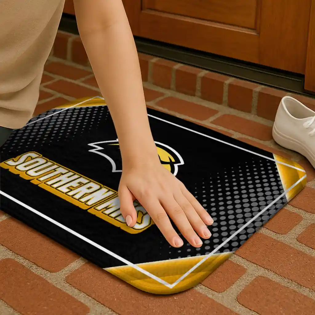 southern-miss-golden-eagles-silver-halftone-black-doormat-premium-grade.webp