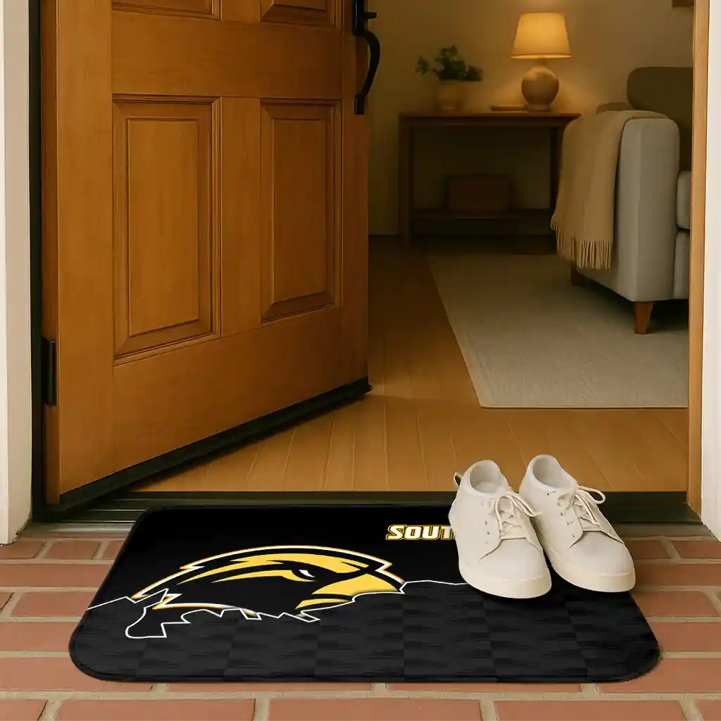 southern-miss-golden-eagles-tribal-detailing-black-doormat-fashion-forward.webp