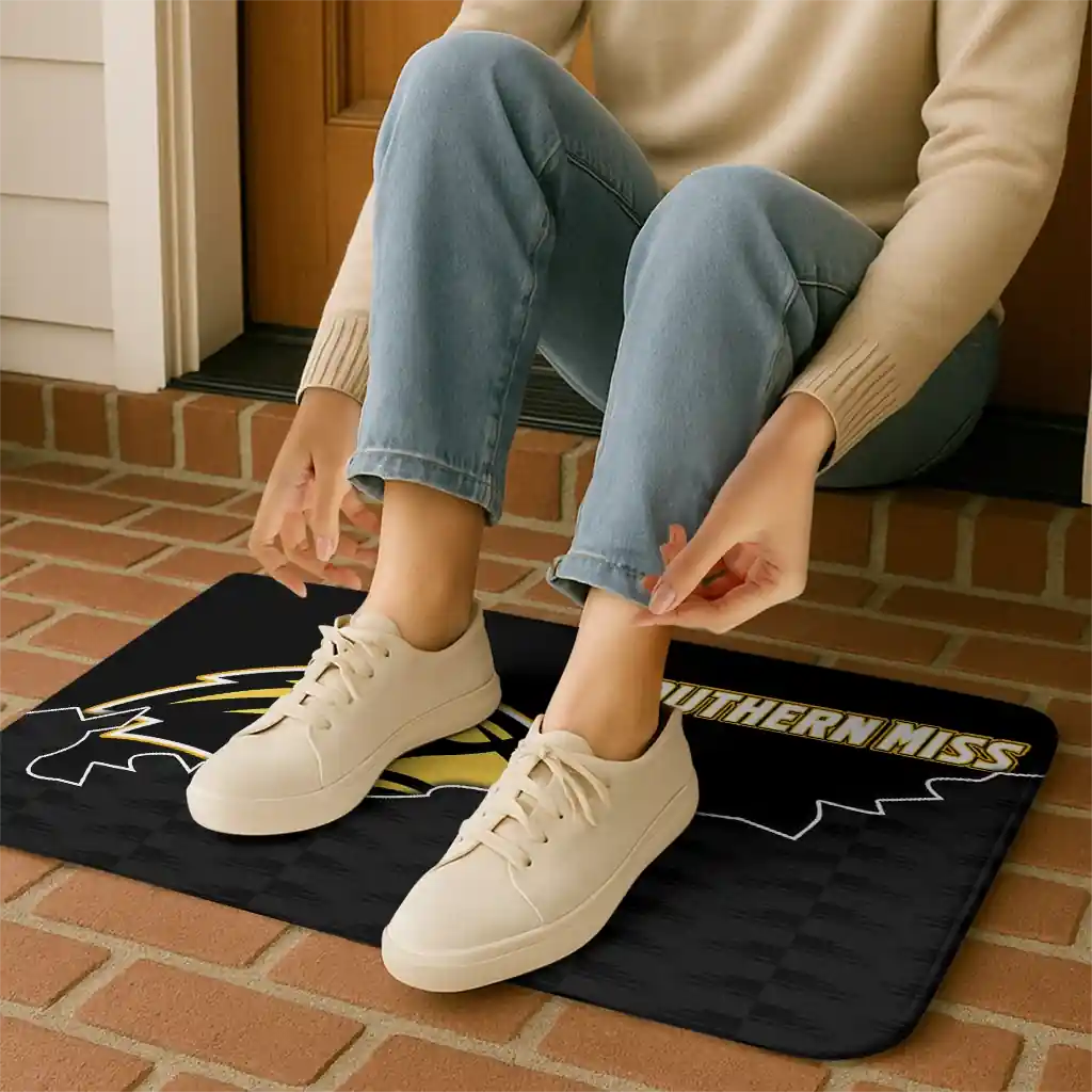 southern-miss-golden-eagles-tribal-detailing-black-doormat-top-rated.webp