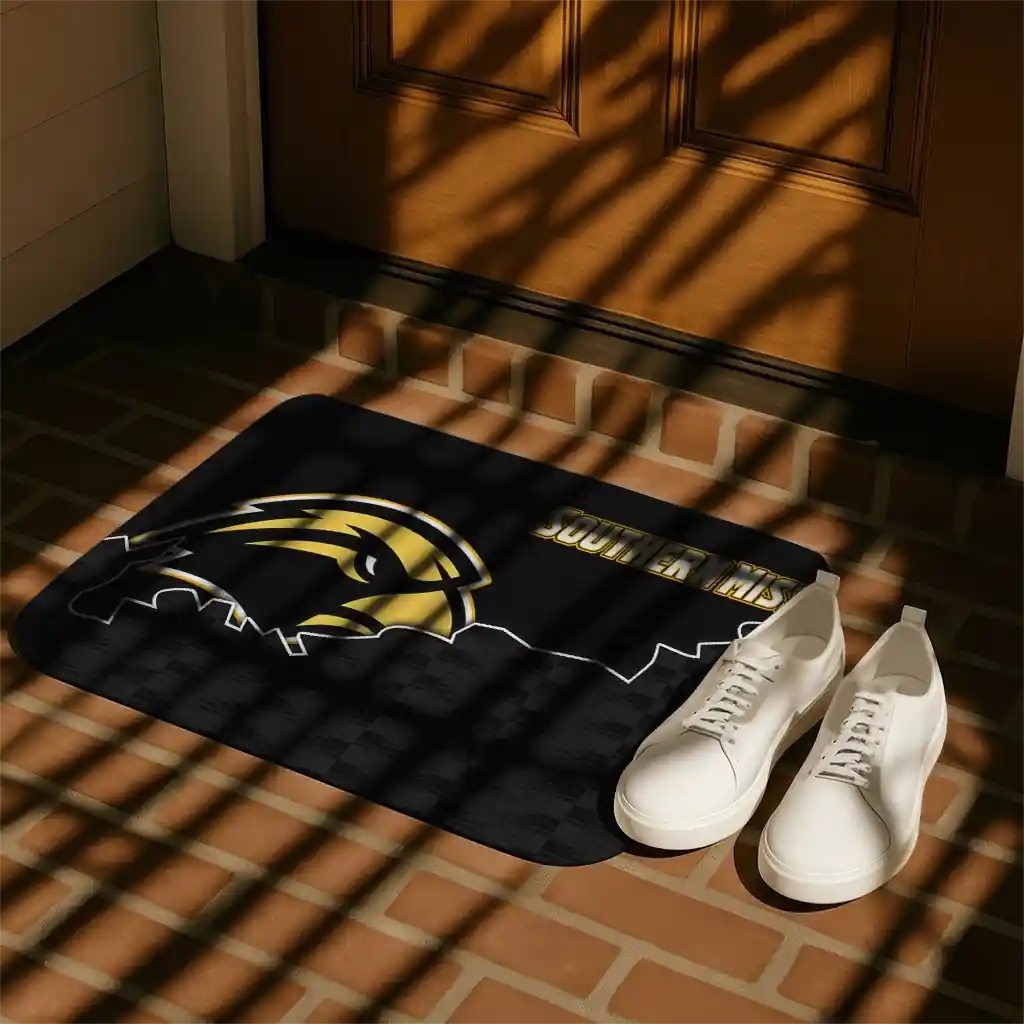 southern-miss-golden-eagles-tribal-detailing-black-doormat-trendy.webp