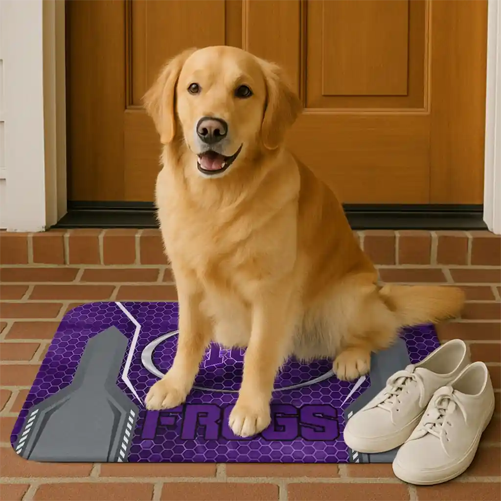 tcu-horned-frogs-hexagon-oval-purple-doormat-high-quality.webp