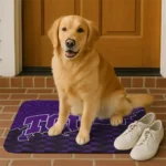 tcu-horned-frogs-tribal-detailing-purple-black-doormat-best-selling.webp