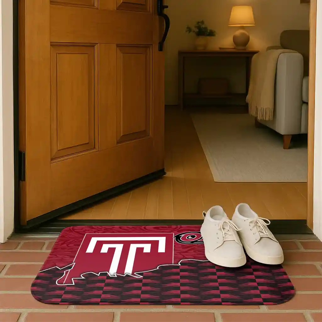 temple-owls-tribal-detailing-red-black-doormat-fashion-forward.webp