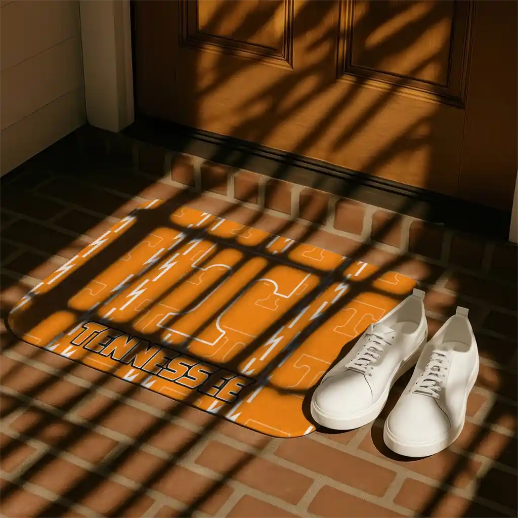 tennessee-volunteers-bolt-row-orange-doormat-trendy.webp