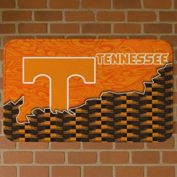 Tennessee Volunteers Tribal Detailing Orange Black Doormat