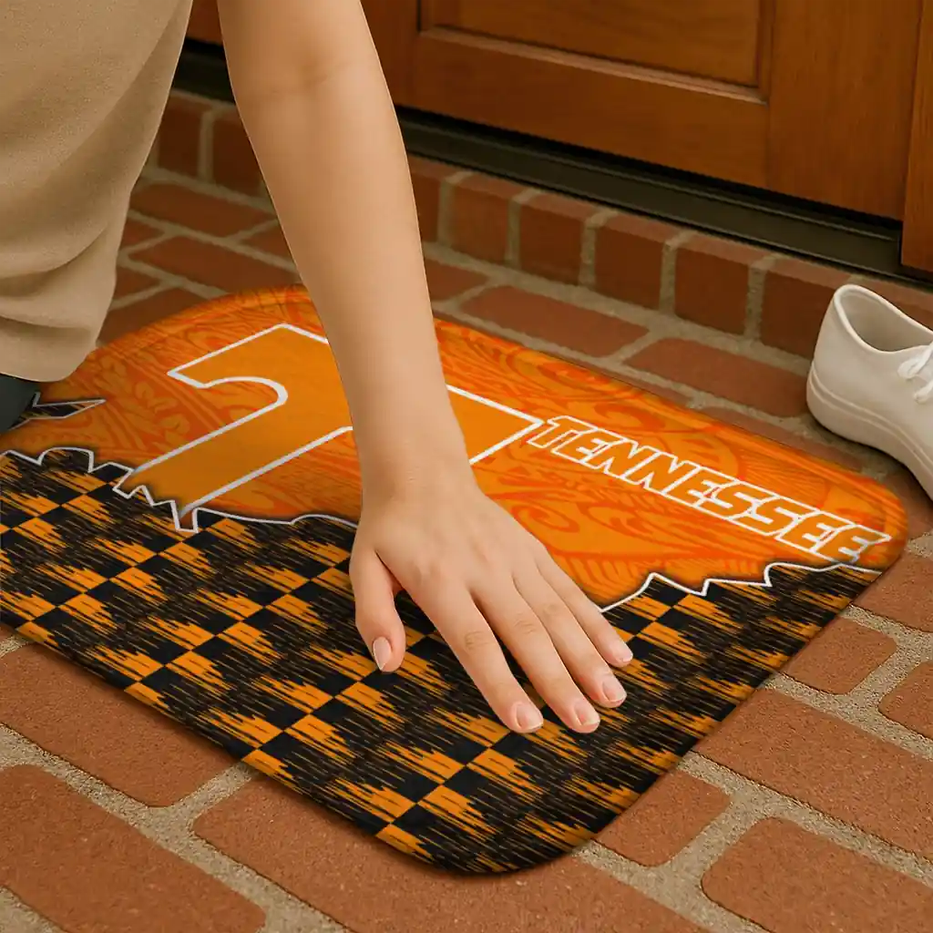 tennessee-volunteers-tribal-detailing-orange-black-doormat-premium-grade.webp