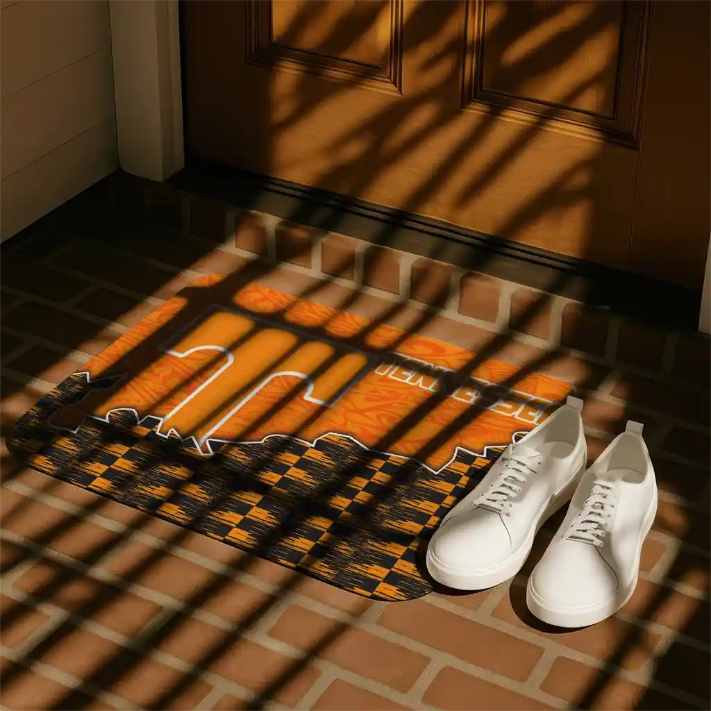 tennessee-volunteers-tribal-detailing-orange-black-doormat-trendy.webp