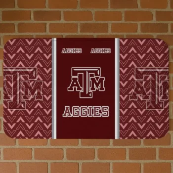 Texas A&M Aggies Chevron Stack Maroon Doormat