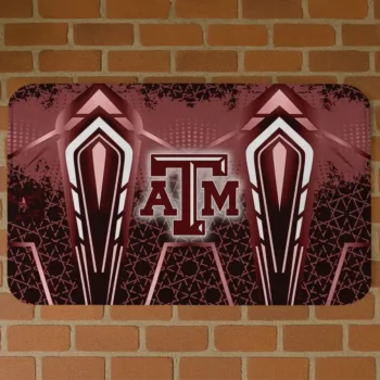 Texas A&M Aggies Graphic Stripes Maroon Doormat