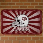 Texas A&M Aggies Helmet Centerpiece Maroon Doormat