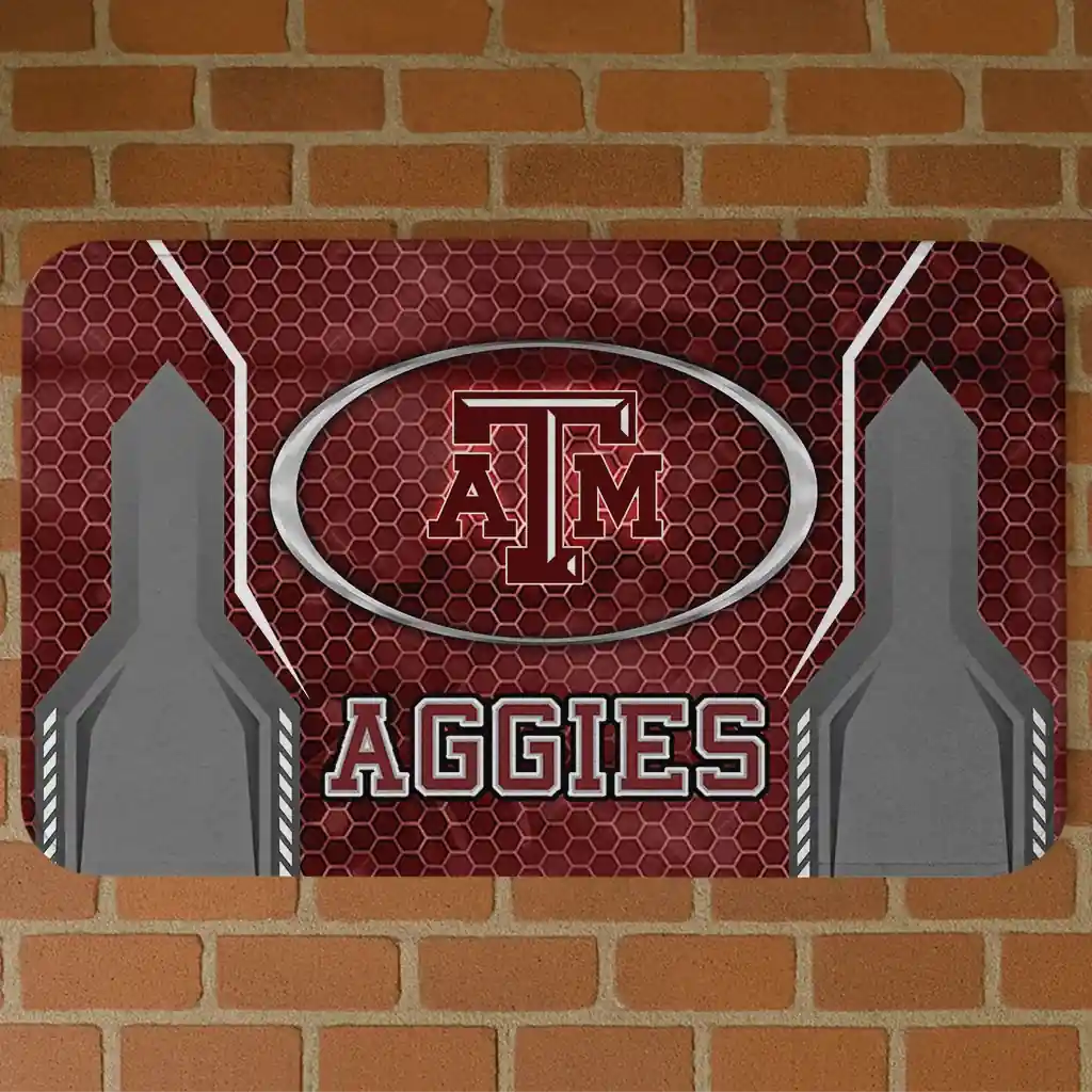 texas-am-aggies-hexagon-oval-maroon-doormat-best-selling.webp texas am aggies hexagon oval maroon doormat best selling