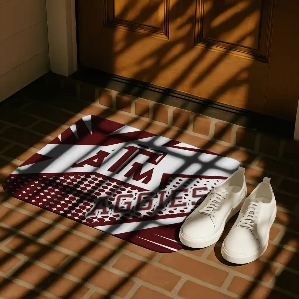 texas-am-aggies-sharp-flash-maroon-doormat-trendy.webp