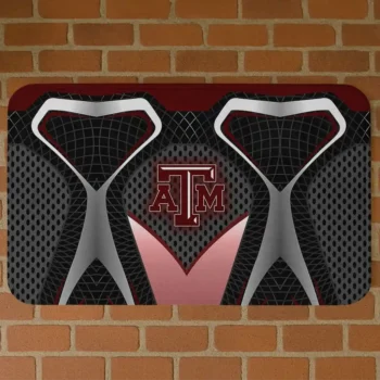 Texas A&M Aggies Torso Pattern White Crocs Doormat