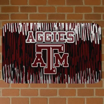 Texas A&M Aggies Vertical Flow Maroon Doormat