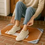 texas-longhorns-silver-halftone-orange-doormat-best-selling.webp