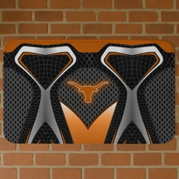 Texas Longhorns Torso Pattern White Crocs Doormat