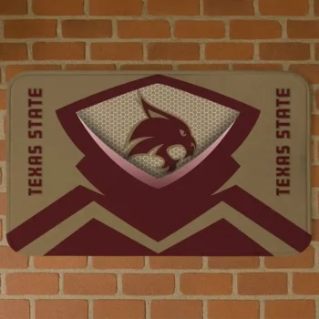 Texas State Bobcats Ninja Mesh Maroon Doormat