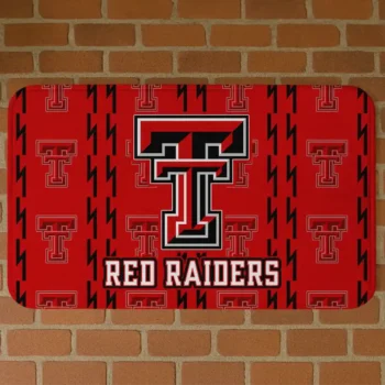 Texas Tech Red Raiders Bolt Row Red Doormat