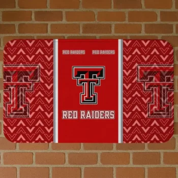 Texas Tech Red Raiders Chevron Stack Red Doormat