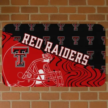 Texas Tech Red Raiders Football Pride Red Doormat
