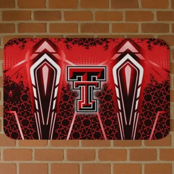 Texas Tech Red Raiders Graphic Stripes Red Doormat
