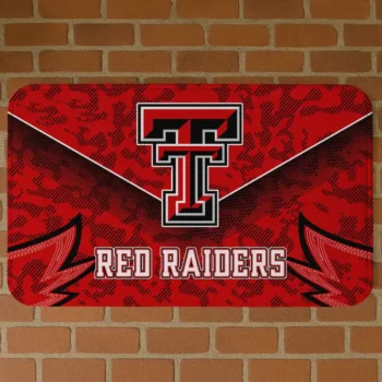 Texas Tech Red Raiders Layered Lines Red Doormat