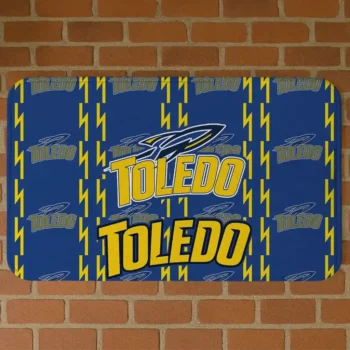 Toledo Rockets Bolt Row Blue Doormat