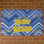 toledo-rockets-chevron-geometrics-blue-doormat-best-selling.webp