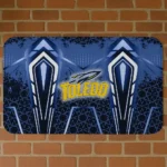 Toledo Rockets Graphic Stripes Blue Doormat