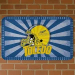 Toledo Rockets Helmet Centerpiece Blue Doormat