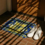 toledo-rockets-helmet-illustration-blue-doormat-best-selling.webp