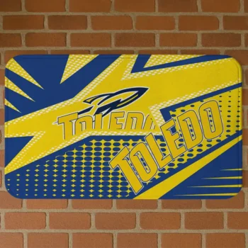 Toledo Rockets Sharp Flash Blue Doormat
