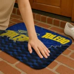 toledo-rockets-tribal-detailing-blue-black-doormat-best-selling.webp