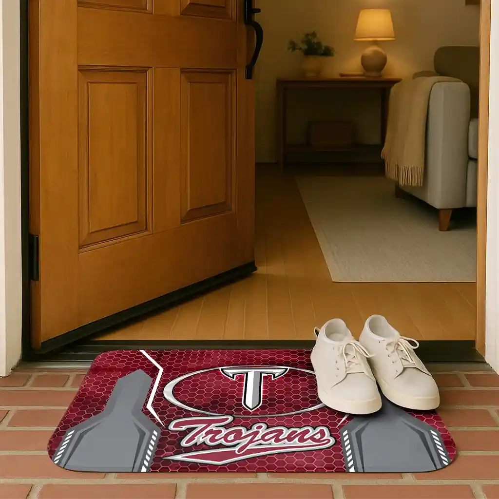 troy-trojans-hexagon-oval-red-doormat-fashion-forward.webp