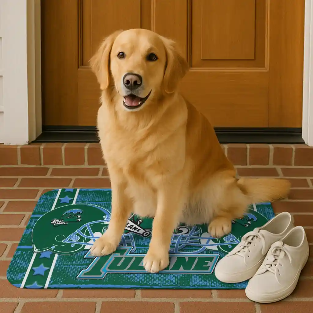 tulane-green-wave-helmet-illustration-green-doormat-high-quality.webp