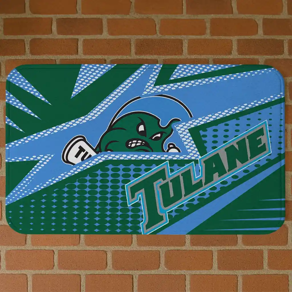 tulane-green-wave-sharp-flash-green-doormat-best-selling.webp tulane green wave sharp flash green doormat best selling