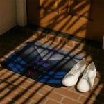 tulsa-golden-hurricane-chevron-points-blue-black-doormat-best-selling.webp