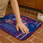 tulsa-golden-hurricane-helmet-illustration-blue-doormat-best-selling.webp